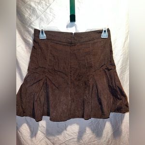 Mini skirt brown
